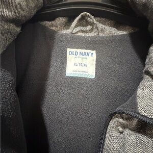 Old Navy Charcoal Fleece Jacket